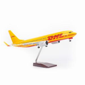 Mô hình máy bay DHL A380 47 cm có đèn led bánh xe