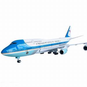 Mô hình máy bay United Airforce One B747 47 cm có đèn led và bánh xe