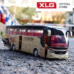 Mô hình xe bus 1:32 bằng hợp kim có đèn âm thanh