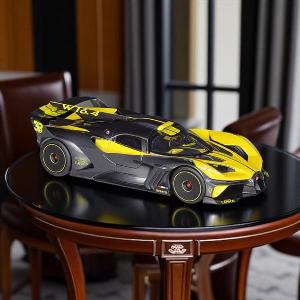 Mô hình xe thể thao Bugatti Bolide 1:18 – Màu Vàng | Mô Hình Siêu Xe Tương Lai Đầy Ấn Tượng