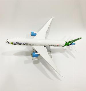 Mô hình máy bay Bamboo Airways B787 32 cm kim loại