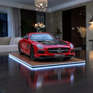 Mô Hình Xe Mercedes SLS AMG 1:24 XHD Có Đèn Và Âm Thanh Chính Hãng