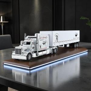 Mô Hình Xe Đầu Kéo Mỹ American Tractor Container Truck 1:24 Kèm Container 55cm