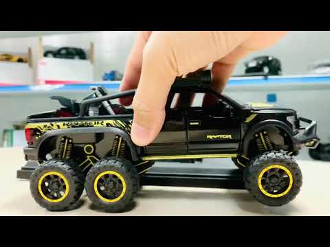 Review Mô hình bán tải Ford Raptor 6x6
