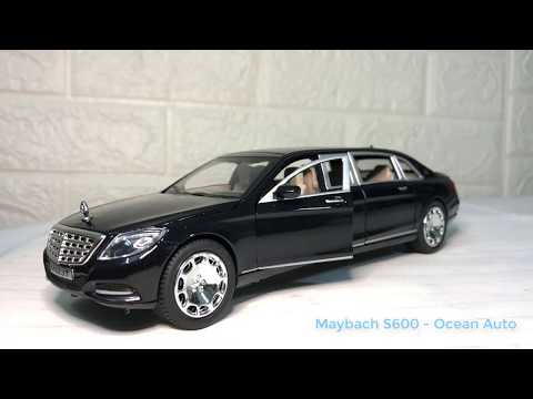 Review Mô hình xe MERCEDES BENZ MAYBACH S600 1:24