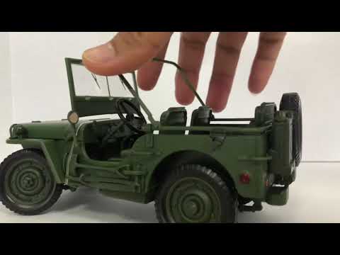 REVIEW MÔ HÌNH JEEP USA 1:18 - MOHINHXE.NET