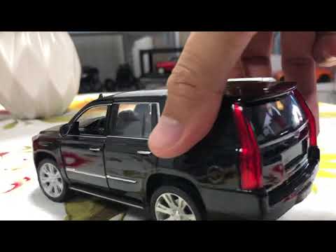 REVIEW MÔ HÌNH XE CADILLAC ESCALADE 1:24 WELLY - MOHINHXE.NET