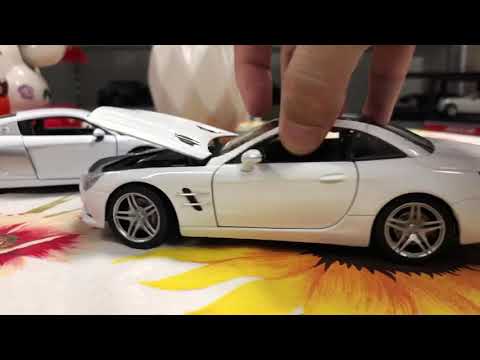 REVIEW MÔ HÌNH XE MERCEDES SL500 1:24 - MOHINHXE.NET